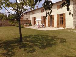 View of the holiday house from the garden.