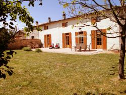 View of the holiday house from the garden.