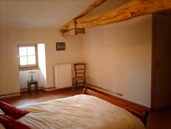 One of the double bedrooms, with an ensuite shower room and views across your private garden