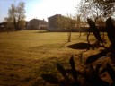 The garden is private and secure for children to play
