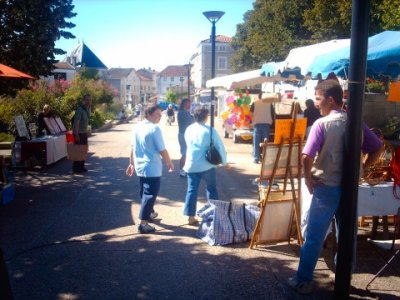 There are markets in all the local towns and villages selling lots of fresh produce and gifts