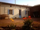 The holiday gite, from the courtyard