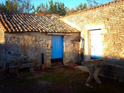 The bread-oven and water pump from the well