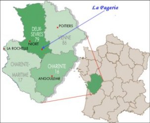 The location of La Pagerie